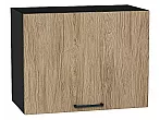 Шкаф верхний горизонтальный Флэт Natural Casella Oak 2S/Graphite 458*600*318
