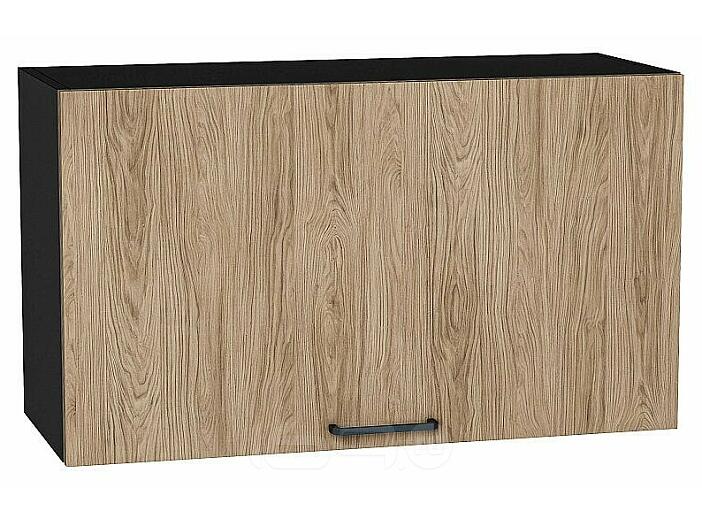 Шкаф верхний горизонтальный Флэт Natural Casella Oak 2S/Graphite 458*800*318