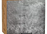 Шкаф верхний горизонтальный Флэт Temple Stone 2S/Дуб Вотан 460*500*318