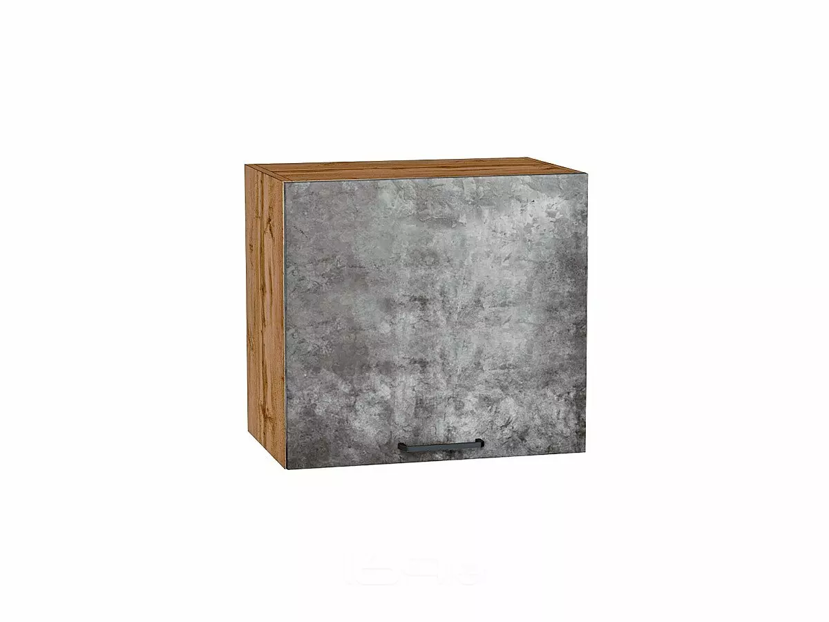 Шкаф верхний горизонтальный Флэт Temple Stone 2S/Дуб Вотан 460*500*318