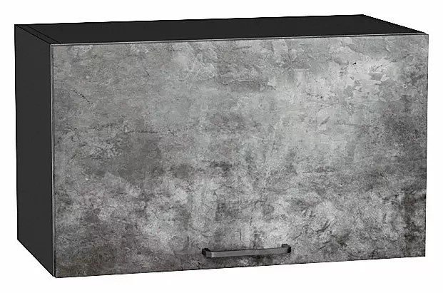 Шкаф верхний горизонтальный Флэт Temple Stone 2S/Graphite 358*600*318