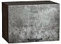 Шкаф верхний горизонтальный Флэт Temple Stone 2S/Graphite 358*500*318