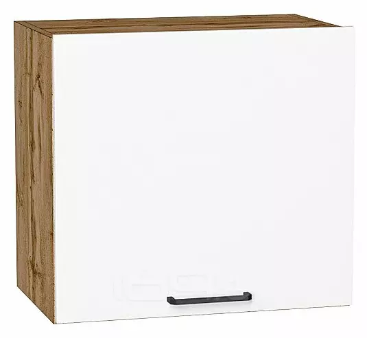 Шкаф верхний горизонтальный Флэт White In 2S/Дуб Вотан 460*500*318