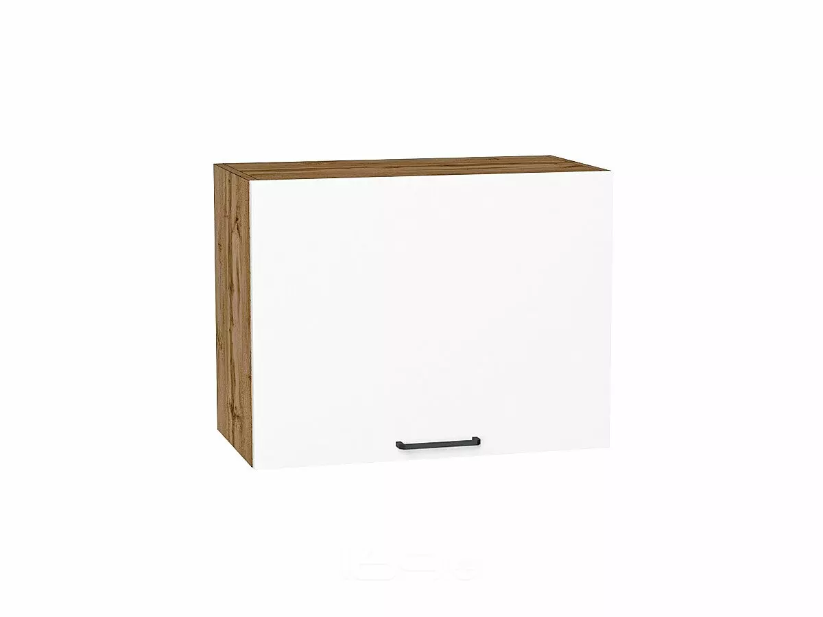 Шкаф верхний горизонтальный Флэт White In 2S/Дуб Вотан 460*600*318