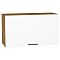 Шкаф верхний горизонтальный Флэт White In 2S/Дуб Вотан 460*800*318
