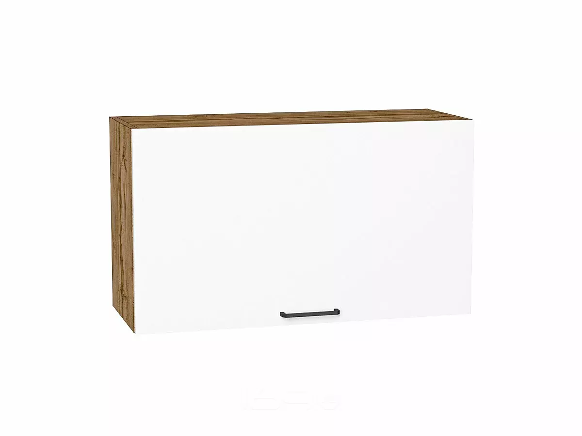 Шкаф верхний горизонтальный Флэт White In 2S/Дуб Вотан 460*800*318