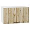 Шкаф верхний горизонтальный Флэт Wotan Oak 2S/Белый 358*600*318