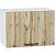 Шкаф верхний горизонтальный Флэт Wotan Oak 2S/Белый 358*500*318