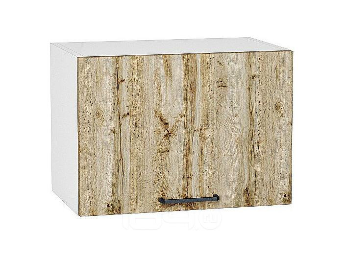 Шкаф верхний горизонтальный Флэт Wotan Oak 2S/Белый 358*500*318