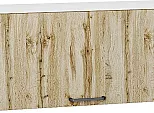 Шкаф верхний горизонтальный Флэт Wotan Oak 2S/Белый 358*800*318
