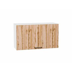 Шкаф верхний горизонтальный Флэт Wotan Oak 2S/Белый 460*800*318