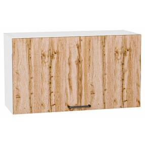 Шкаф верхний горизонтальный Флэт Wotan Oak 2S/Белый 460*800*318