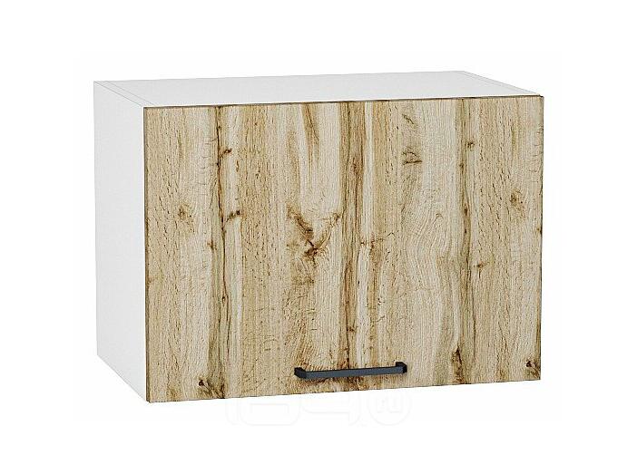 Шкаф верхний горизонтальный Флэт Wotan Oak 2S/Белый 358*500*318