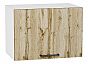 Шкаф верхний горизонтальный Флэт Wotan Oak 2S/Белый 358*500*318