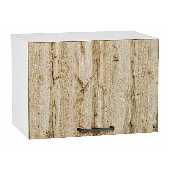 Шкаф верхний горизонтальный Флэт Wotan Oak 2S/Белый 358*500*318