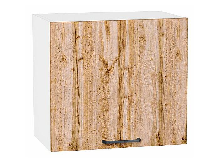 Шкаф верхний горизонтальный Флэт Wotan Oak 2S/Белый 460*500*318