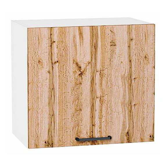 Шкаф верхний горизонтальный Флэт Wotan Oak 2S/Белый 460*500*318