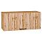 Шкаф верхний горизонтальный Флэт Wotan Oak 2S/Дуб Вотан 358*800*318