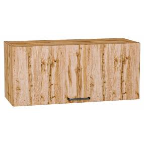 Шкаф верхний горизонтальный Флэт Wotan Oak 2S/Дуб Вотан 358*800*318