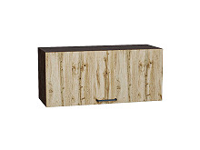 Шкаф верхний горизонтальный Флэт Wotan Oak 2S Венге | 80 см