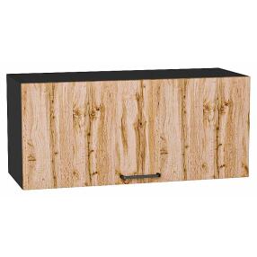 Шкаф верхний горизонтальный Флэт Wotan Oak 2S/Graphite 358*800*318
