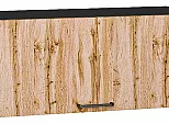 Шкаф верхний горизонтальный Флэт Wotan Oak 2S/Graphite 358*800*318