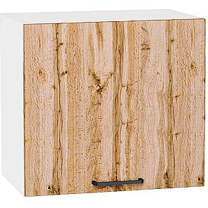 Шкаф верхний горизонтальный Флэт Wotan Oak 2S/Белый 460*500*318