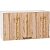 Шкаф верхний горизонтальный Флэт Wotan Oak 2S/Белый 460*800*318
