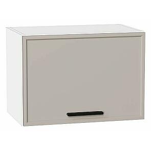 Шкаф верхний горизонтальный Фрейм Clay Silk/Белый 358*500*324