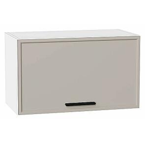 Шкаф верхний горизонтальный Фрейм Clay Silk/Белый 358*600*324