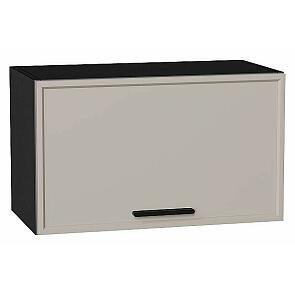 Шкаф верхний горизонтальный Фрейм Clay Silk/Graphite 358*600*324