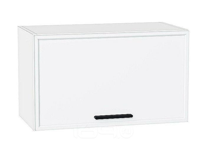 Шкаф верхний горизонтальный Фрейм White Silk/Белый 358*600*324