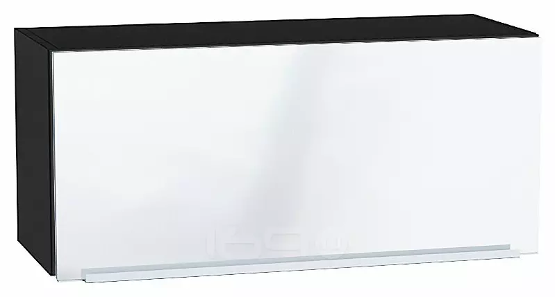 Шкаф верхний горизонтальный Фьюжн Angel Graphite 358*800*320