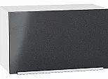 Шкаф верхний горизонтальный Фьюжн Anthracite Белый 358*600*320