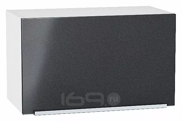 Шкаф верхний горизонтальный Фьюжн Anthracite Белый 358*600*320