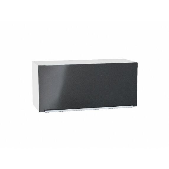 Шкаф верхний горизонтальный Фьюжн Anthracite Белый 358*800*320