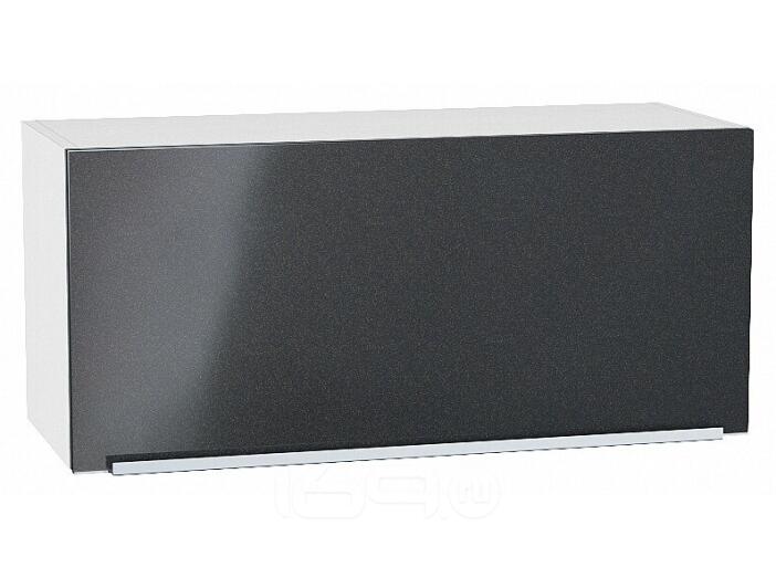 Шкаф верхний горизонтальный Фьюжн Anthracite Белый 358*800*320