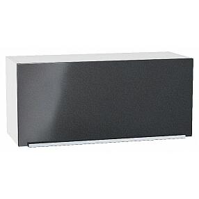 Шкаф верхний горизонтальный Фьюжн Anthracite Белый 358*800*320