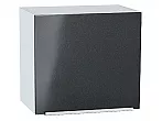 Шкаф верхний горизонтальный Фьюжн Anthracite Белый 460*500*318