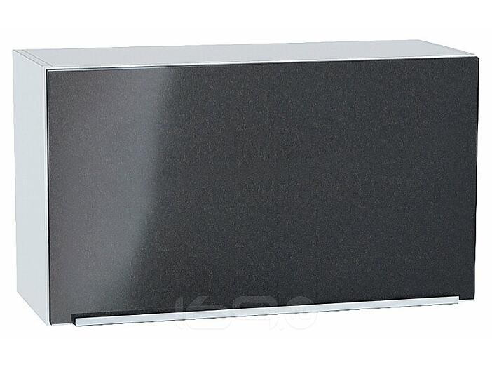 Шкаф верхний горизонтальный Фьюжн Anthracite Белый 460*800*318