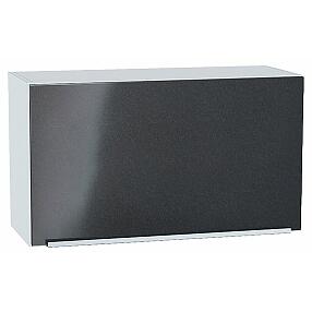 Шкаф верхний горизонтальный Фьюжн Anthracite Белый 460*800*318