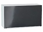 Шкаф верхний горизонтальный Фьюжн Anthracite Белый 460*800*318