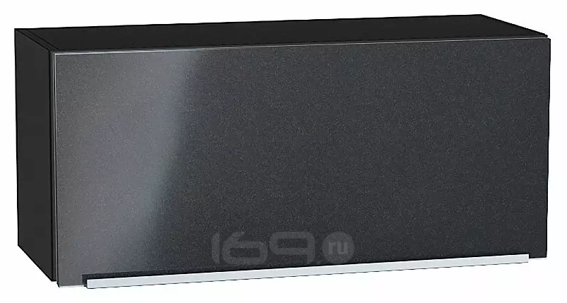 Шкаф верхний горизонтальный Фьюжн Anthracite Graphite 358*800*320