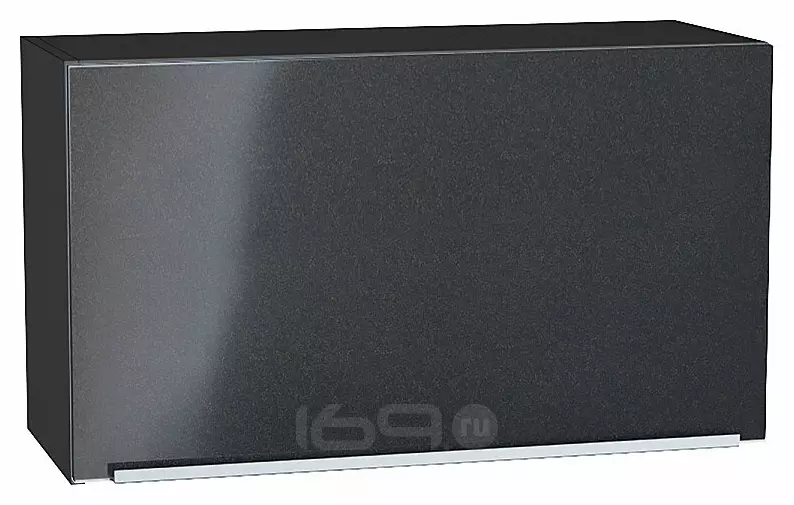 Шкаф верхний горизонтальный Фьюжн Anthracite Graphite 460*800*318