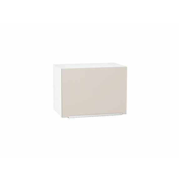 Шкаф верхний горизонтальный Фьюжн Cream Silk/Белый 358*500*320
