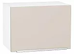 Шкаф верхний горизонтальный Фьюжн Cream Silk/Белый 358*500*320