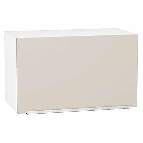 Шкаф верхний горизонтальный Фьюжн Cream Silk/Белый 358*600*320