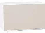 Шкаф верхний горизонтальный Фьюжн Cream Silk/Белый 358*600*320