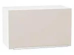Шкаф верхний горизонтальный Фьюжн Cream Silk/Белый 358*600*320