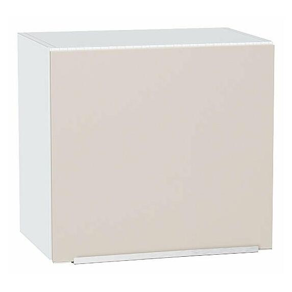 Шкаф верхний горизонтальный Фьюжн Cream Silk/Белый 460*500*318